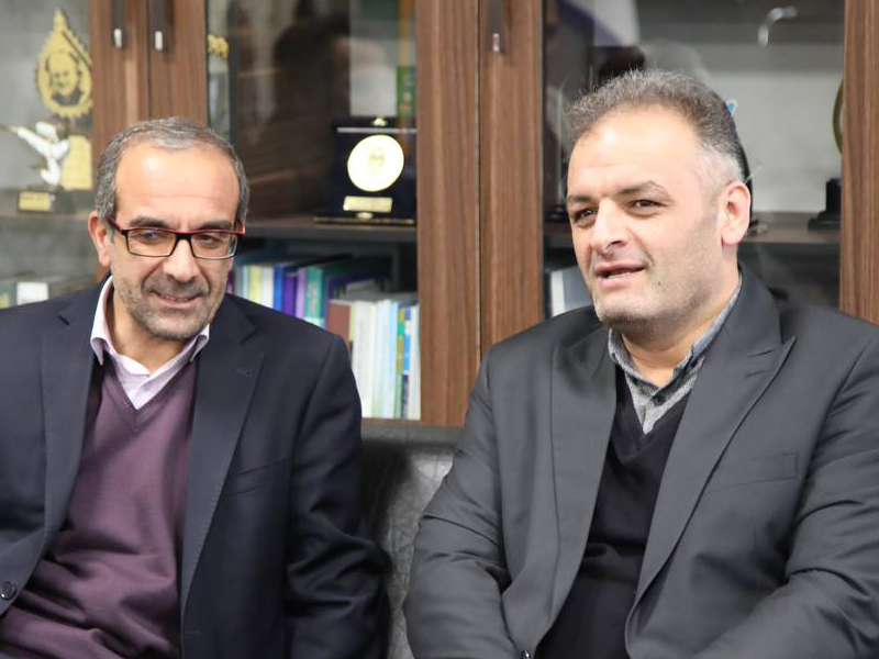 حضور سجاد انوشیروانی در زنجان و دیدار با مدیر کل ورزش و جوانان استان