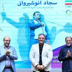 جشن تولد دو ستاره وزنه برداری ایران در کمیته ملی المپیک