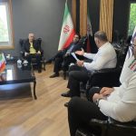 جلسه مدیرعامل شرکت توسعه و نگهداری اماکن ورزشی با دکتر انوشیروانی و بهداد سلیمی